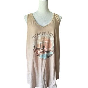 Torrid Sand Graphic Tank Top